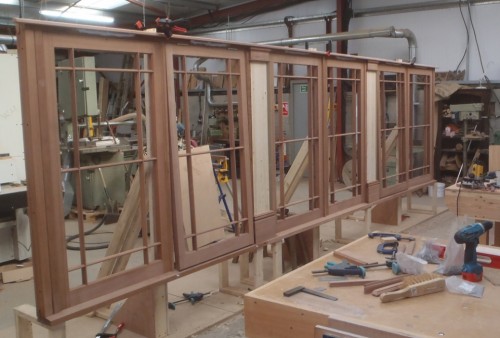 Orangery window frame construction