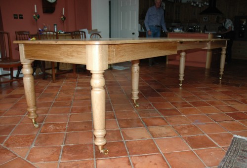 Oak dining table